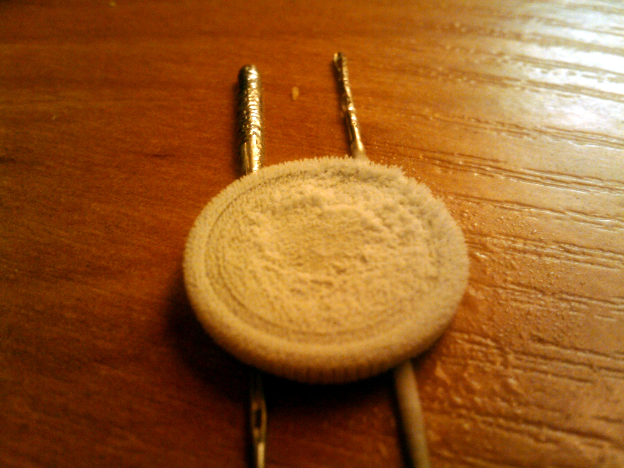 Zamrożona moneta w skali makro Zamrożona moneta w skali makro