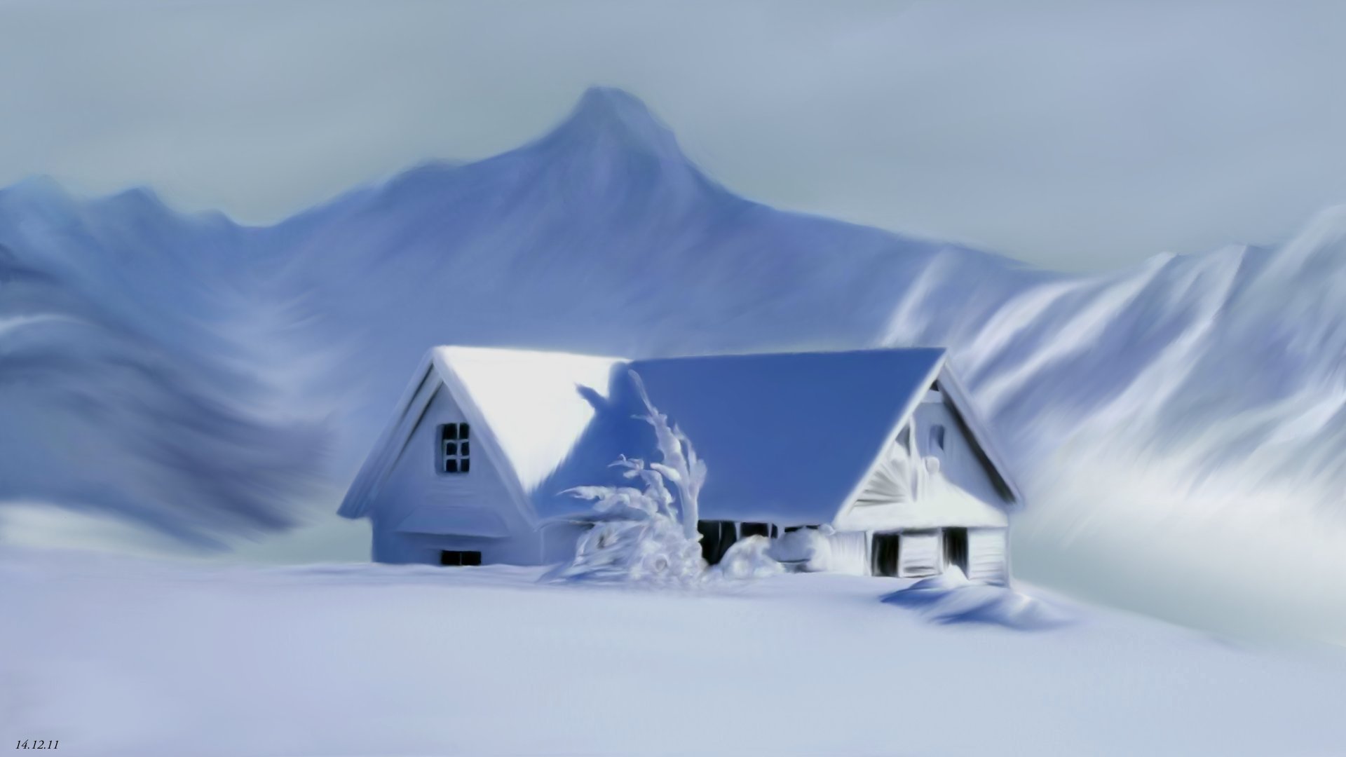 zimowy domek zimowy domek